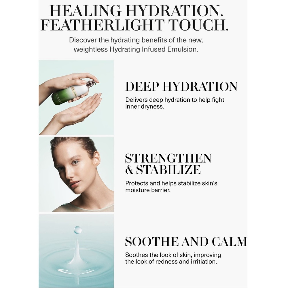 $12❤️‍🔥 La Mer The Hydrating Infused Emulsion Moisturizer 🪞 NEW - Picture 4 of 6